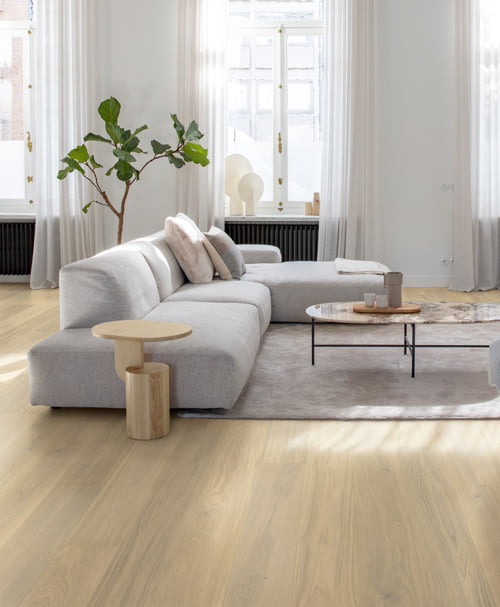 Quick-Step 实木复合地板，适用于起居室的完美地板